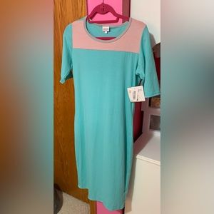 NWT LuLaRoe Colorblock Dress. Size M.